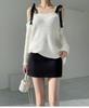 2025 High-Waisted Grey Wool A-Line Mini Skirt - Versatile Autumn/Winter Fashion, Anti-Exposure Design