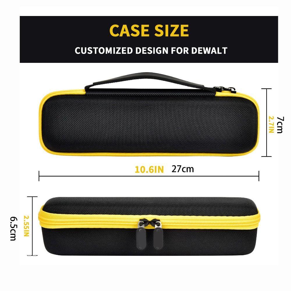 Shockproof Electric Screwdriver Set Case Impact-Resistant Durable Tools Organizer Dust-proof Carrying Case for DEWALT/DWHT66719