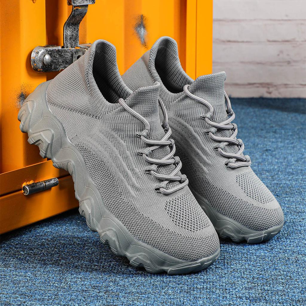 Spring Pink Casual Shoes Breathable Mesh Sports Sneakers  2026 New Fashion Non-slip Sock  Lace Up Ladies Comfort Sneakers