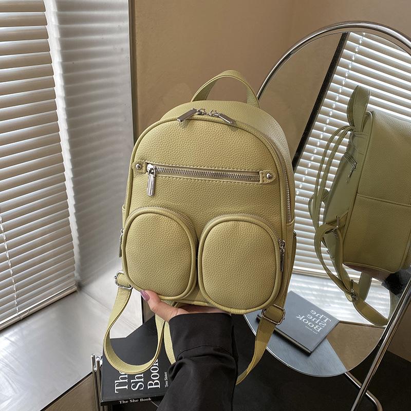 High-value campus small schoolbag women's summer new versatile niche backpack retro small backpack