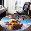 1pc Garfield Balloon Chair Carpet for Office Non Slip, Machine Washable Rug for Office, Room Holiday Decor for Christmas, Birthday Polyester