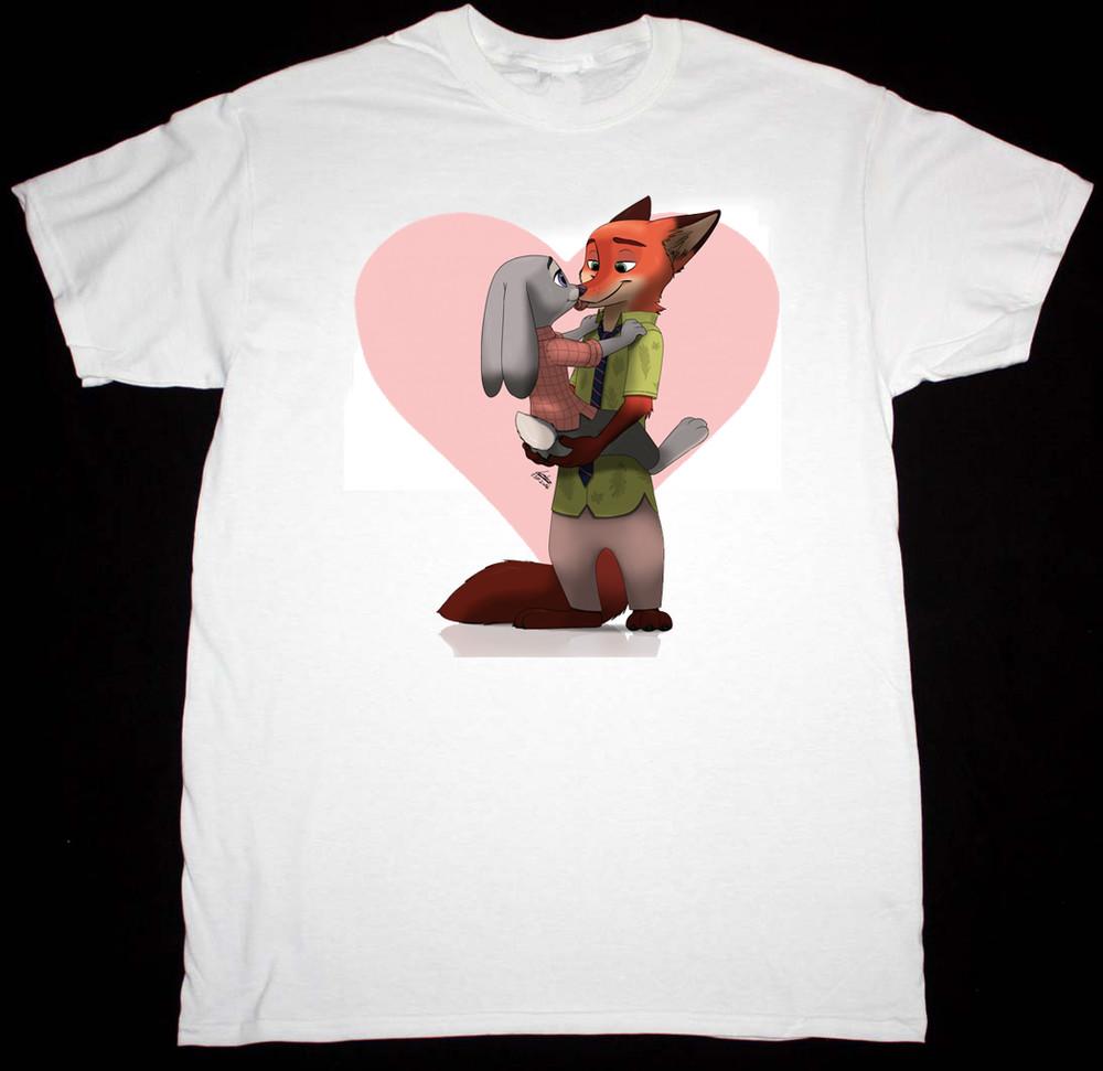 

Hot Judy And Nick White Full Size To 4XL Shirt Gift Valentine Unisex T-Shirt S