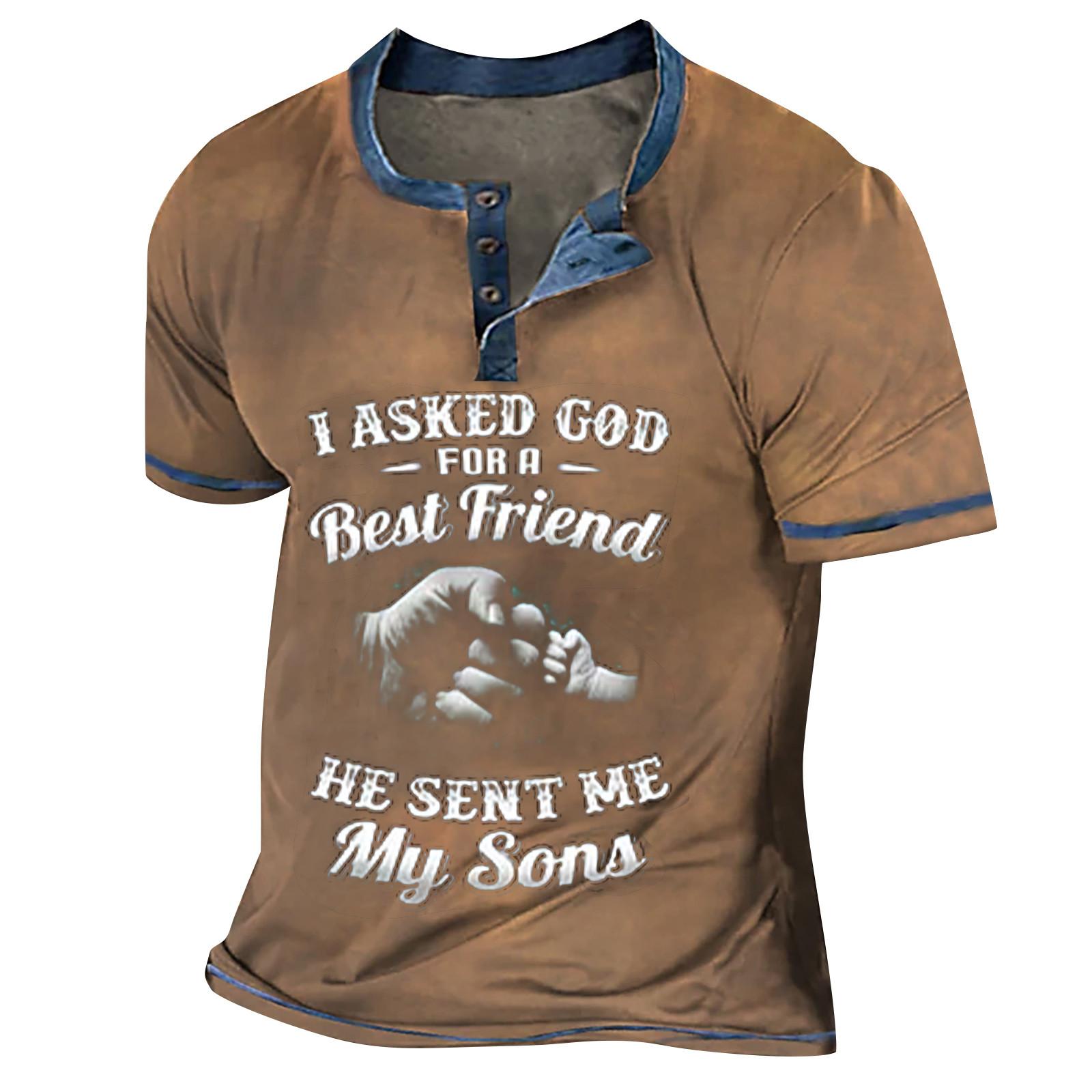 

Муж. Футболка Футболки Графика Текст Черный Военный стиль Зеленый Бассейн Темно-серый 3D-печать Уличный стиль С короткими рукавами На пуговицах С принтом Одежда Классический XL