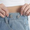 Adjustable Tightener Waist Buckle for Jeans, No Sewing Required Butterfly Button Adjuster for Pants and Skirts Waist