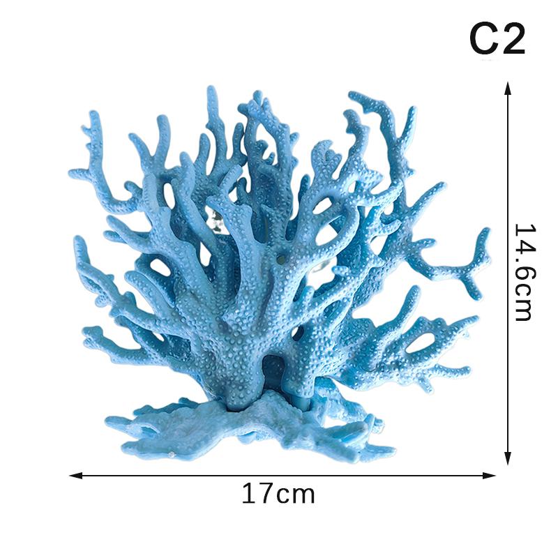 Harz Simulation Mini Korallen Micro Landschaft Aquarium Seesterne Decorartions Aquarium Dekor Ornamente Pflanzen Zubehör