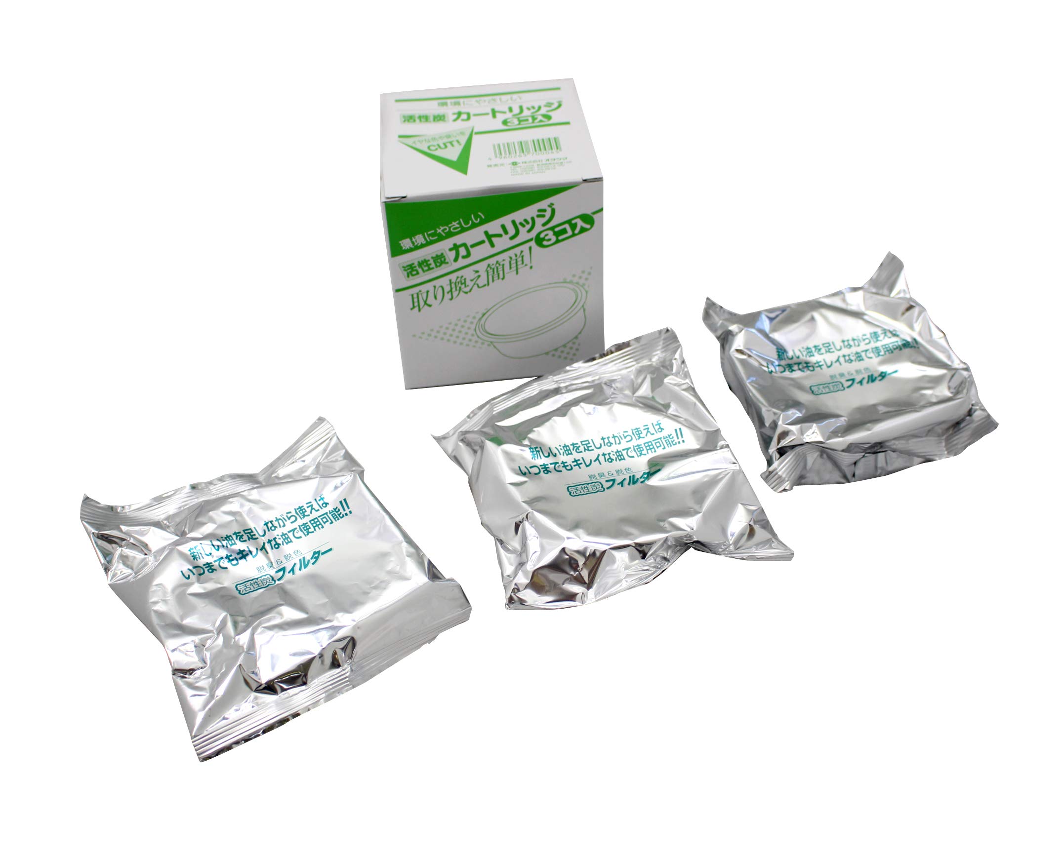 

New Yoshikawa Made in Japan Nonwoven Activated Carbon Cartridges (3 Cartridges) with Gift Wrapping