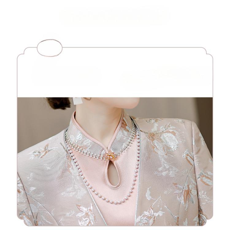 Festive Mother of The Groom Dress with Slim Fit Suit for Autumn Wedding