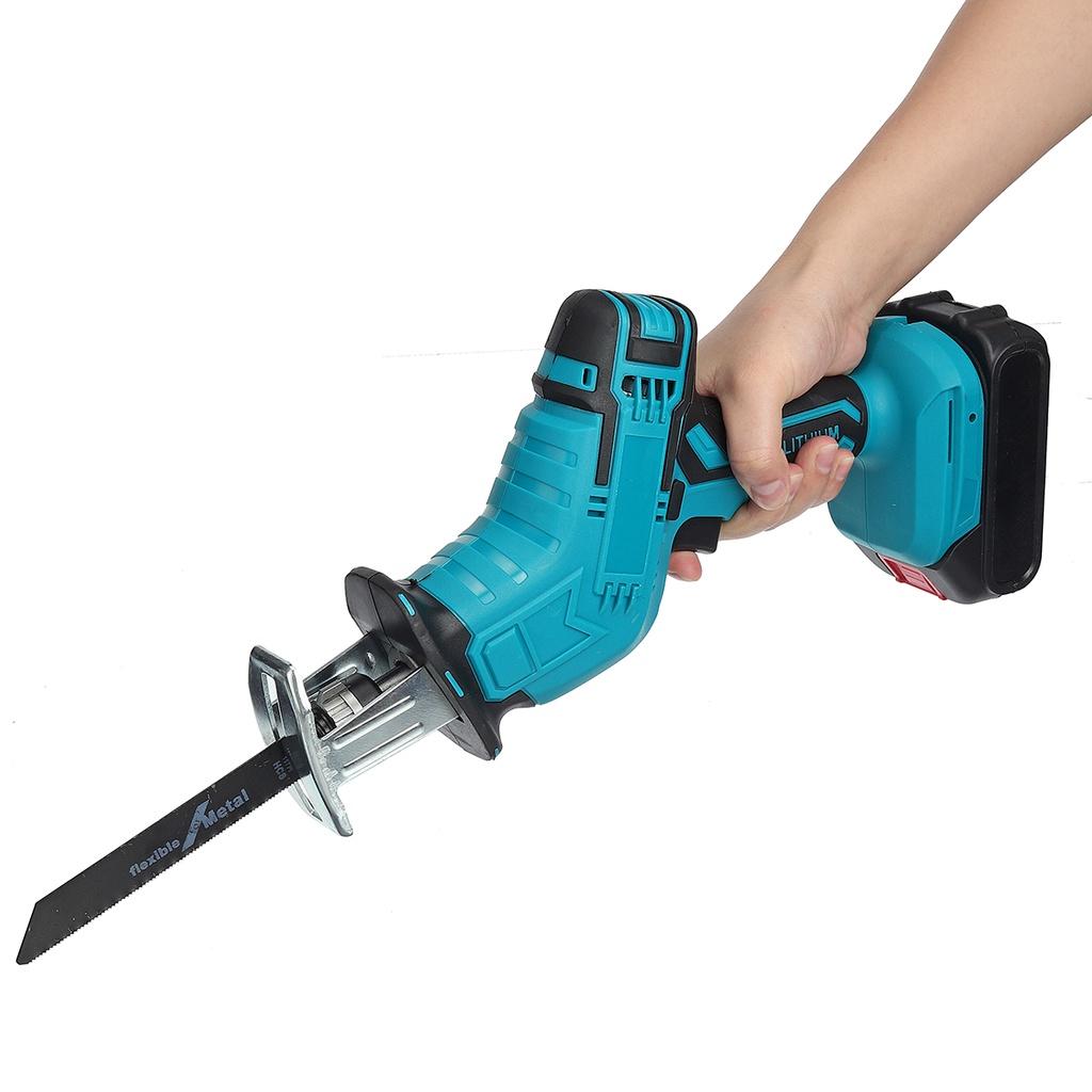 1500W Wood Metal Cutting Machine Power Tool for 18V Battery Blue Cordless Reciprocating Saw New Electric Saw