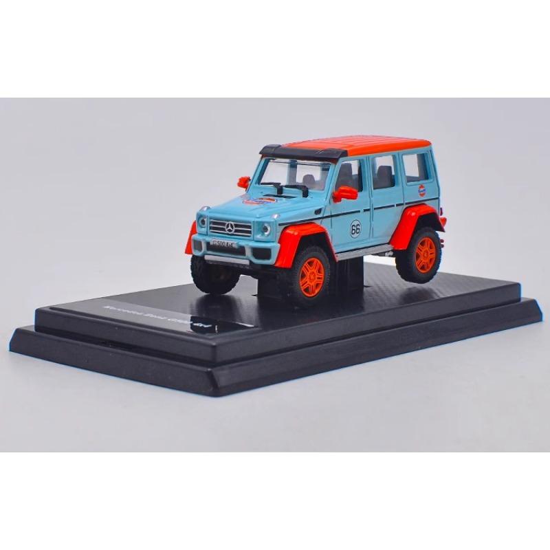 AAM1 Diecast 1:64 Scale Mercedes-Benz G63 6X6 4X4 G500 AMG Benz G-Class Pickup Alloy Car Model Collectible Toy Gift Souvenir Display