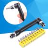 1/4 Wrench Wrench Driver L Shape 1/4 Inch Hex Socket Wrench Double  with Various Screwdriver Bits Hand Tool L Shaped Wrench