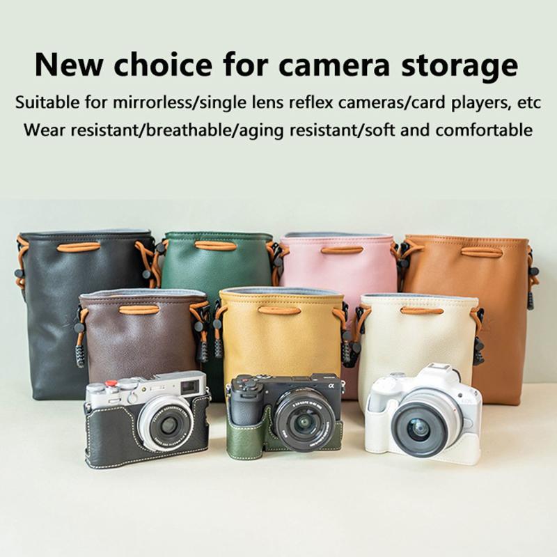 Camera Bag For Canon Nikon Sony Fuji Pentax Travel Lens Bag Waterproof Camera Bag Protective For Dslr Iphone 15 Airpod Pro Pouch