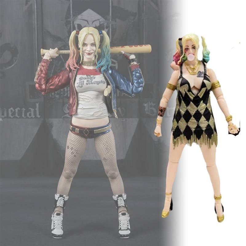 Mafex 042 Esquadrão Suicida Harley Quinn Versão Vestido Figura de Ação Modelo 16cm Pvc