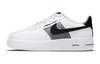 Air Force 1 Low Bílá Černá GS s kapsou ze síťoviny DH9596-100