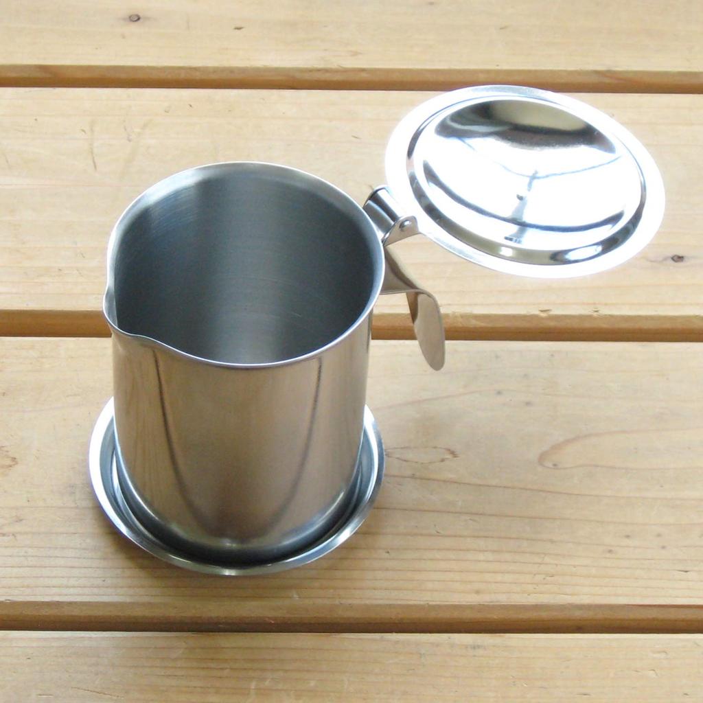 Nagao Milk Pot, 310ml, with Saucer, Made In Japan