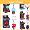 Durable Pvc Spiderman Pocket Funko Keychain Action Figure For Collectors