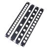 1U Metal Rack Mount Audio Patch Panel 4-16Way XLR Speaker Jack Connector Socket Plate