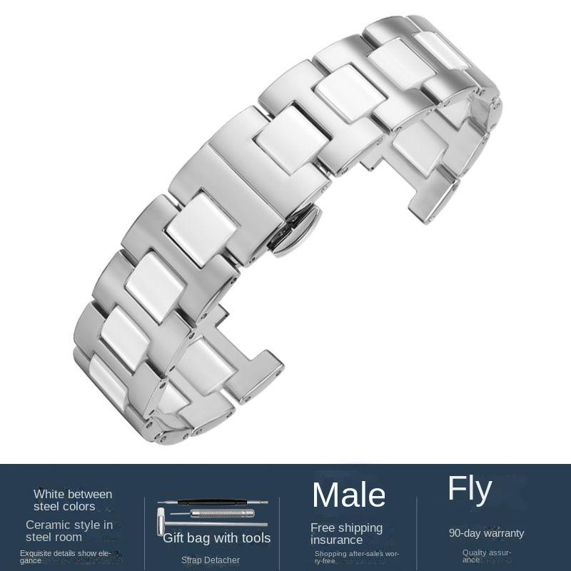 ONE Vysoce kvalitní keramický řemínek pro hodinky GC Guess Rossini MK Řemínek 20*11mm 18*10mm 16*8mm Pánský Dámský Řemínek Hodinkové PříslušenstvíMN