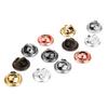 20sets Copper Locking Pin Back Brooch Badge Holder Metal Butterfly Brooch Buckle Badge Cufflinks For DIY Jewelry Making Supplies