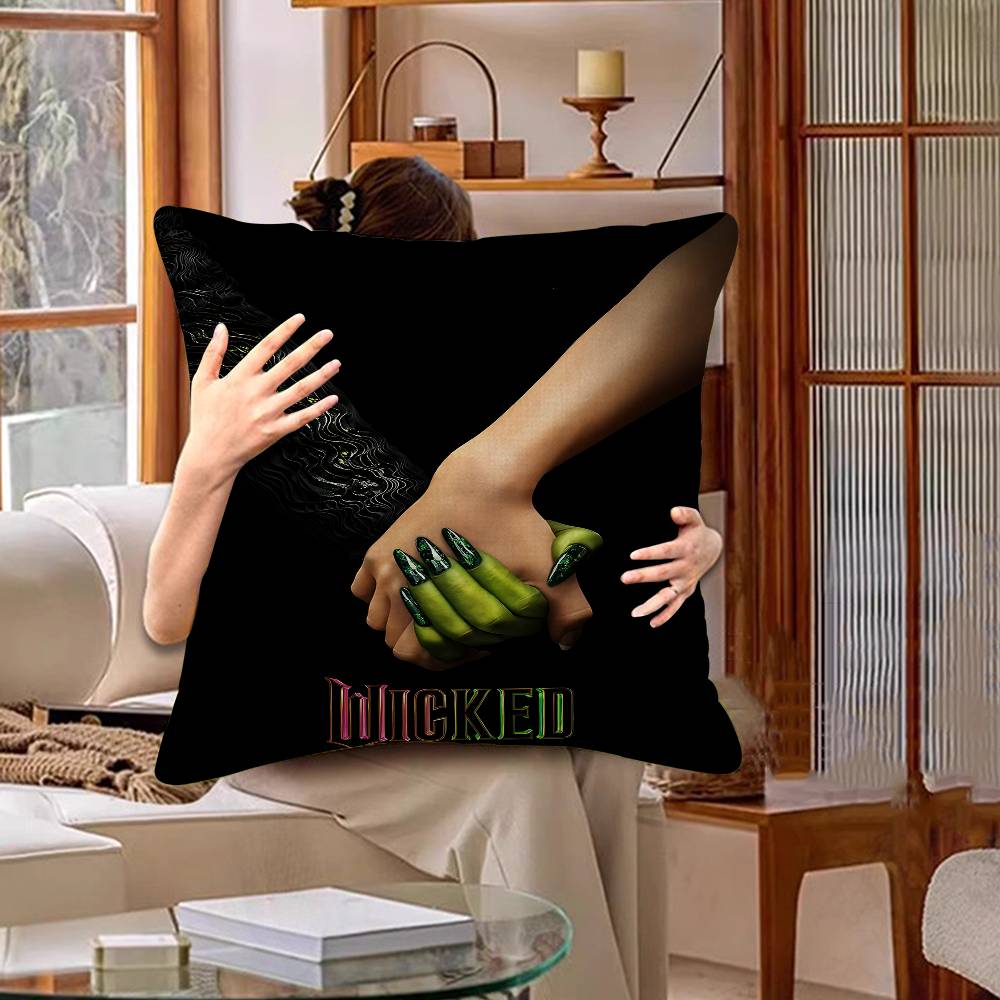 Wicked Movie Cushion Cover Pillow Cover Decor Pillowcase Printed Cushion Case For Couch