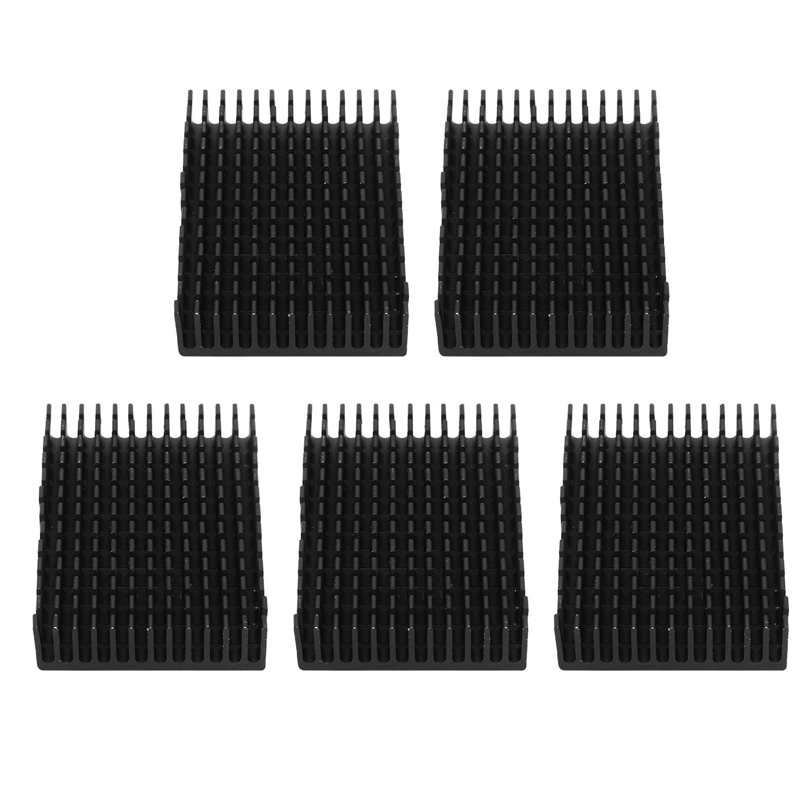 

5Pcs Aluminum Heat Sink Cooling Radiator CPU Cooler Industrial Components P40x11x60 Black