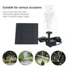 Solar Aquarium Wave Maker Easy Installation with 6 Nozzles Water Pump Filter Multifunctional Decorative Props for Outdoor Garden