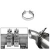 Universal 3" Inch 2" Inch Stainless Steel V-Band Turbo Downpipe Exhaust Clamp Vband 76mm 50mm