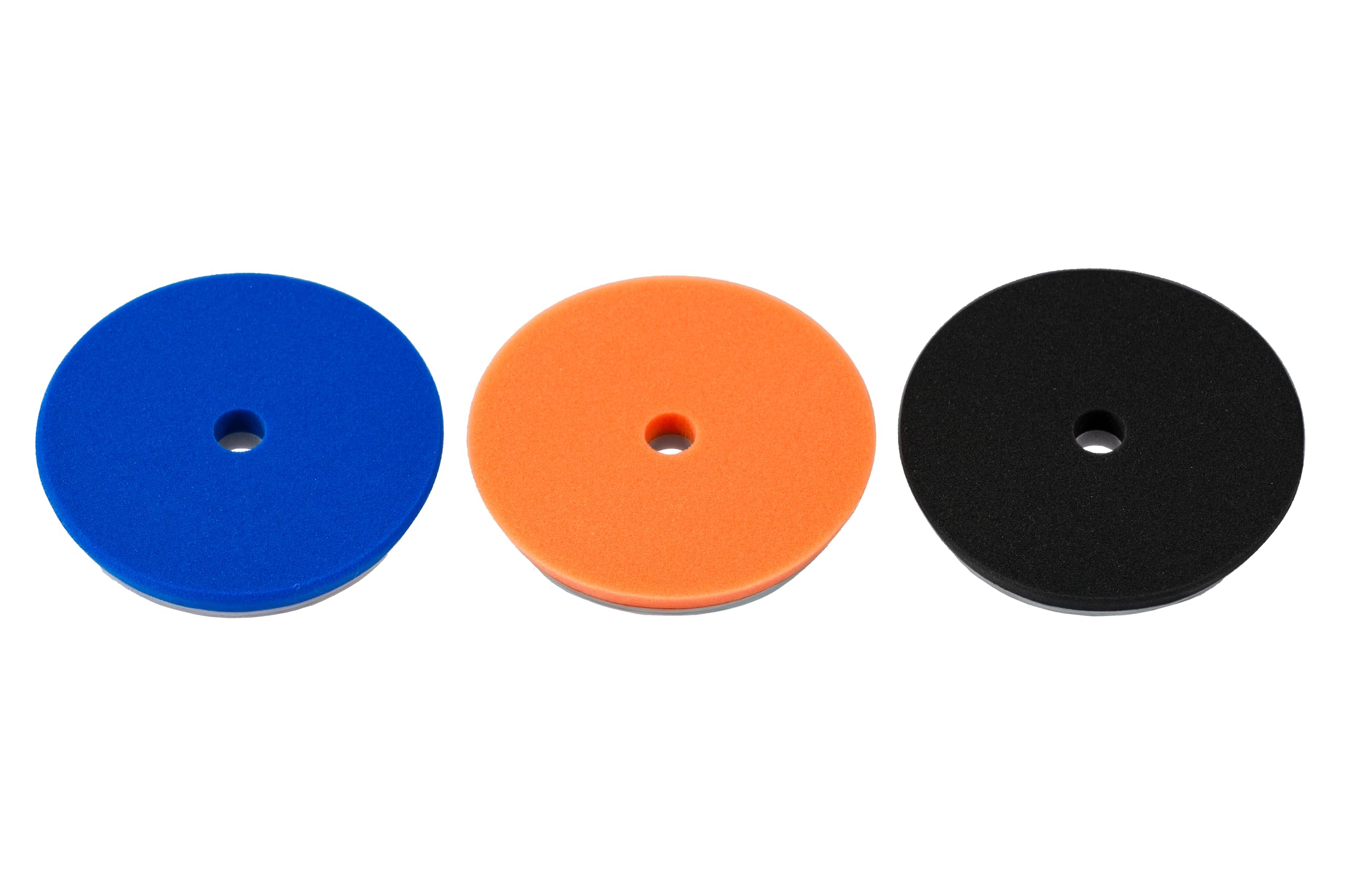 

HDO Foam Polisher Buffer Pad (3 Pads 5.5 ) - Premium Heavy Duty Orbital Polishing