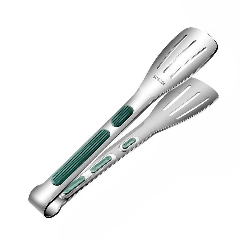 Versatile Heavy Duty Kitchen Tongs-Perfect for Grill,Salad,Baking, Serving | Non-Slip Stainless Steel Clamp for Meat,Bread,Pasta