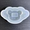 DIY Angel Bear Bowknot Ornament Quicksand Silicone Epoxy Mold DIY Keychain Pendant Jewelry Craft Mould for Birthday Gift