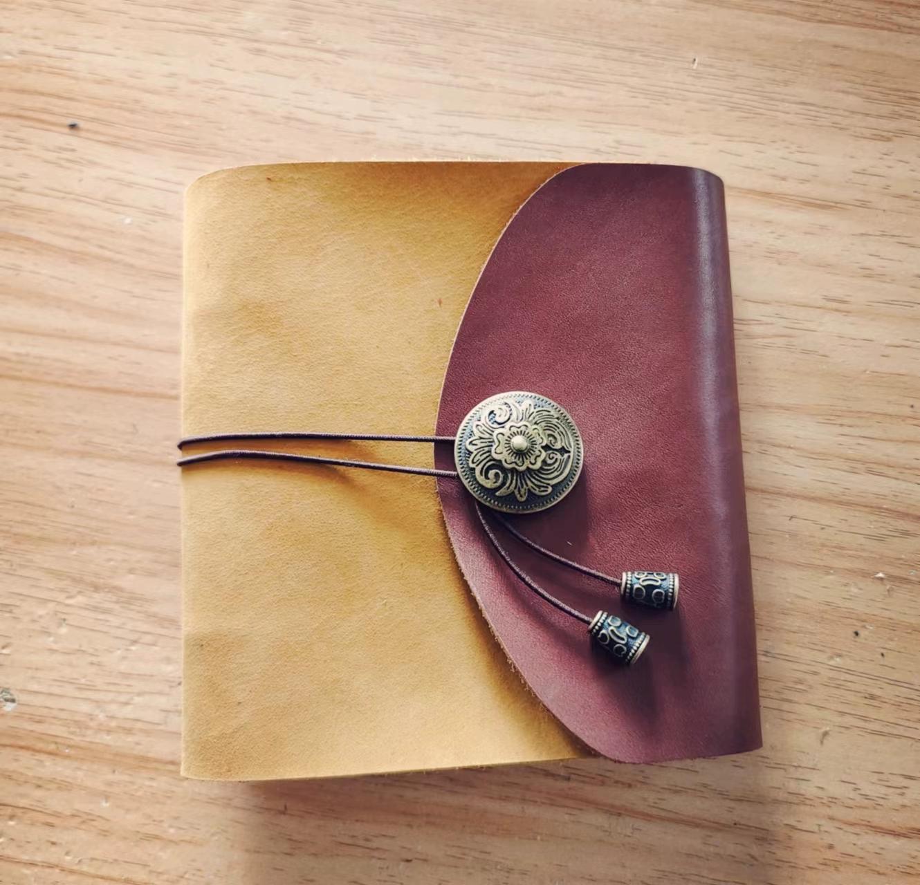 

Вінтажний фотоальбом з натуральної шкіри, 4 розміри, маленький фотоальбом на вставці, пам ятний альбом, альбом для зберігання квитанційних карток 6B