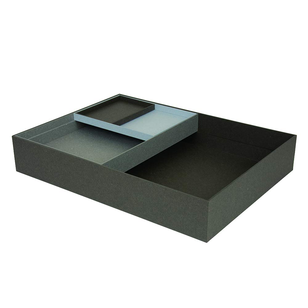 

Nakabayashi Haconia Sliding Tabletop Tray, A4 Size, Set of 4, HCN-TTLA4GY