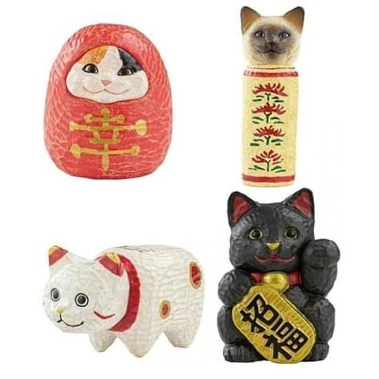 Studio Sota Hanabusa Sakuras Cat Souvenirs 2 Complete Set 4 Types Gachapon Capsule Toy