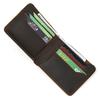 Leather Short Wallet Card Holder Men Male Vintage Short Purse for Credit Card Id Card Bifold Wallets Wholesale Card Purse Bifold