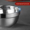 Meichu 304 Edelstahl 12cm doppelwandige isolierte Schüsseln (6 Pack)