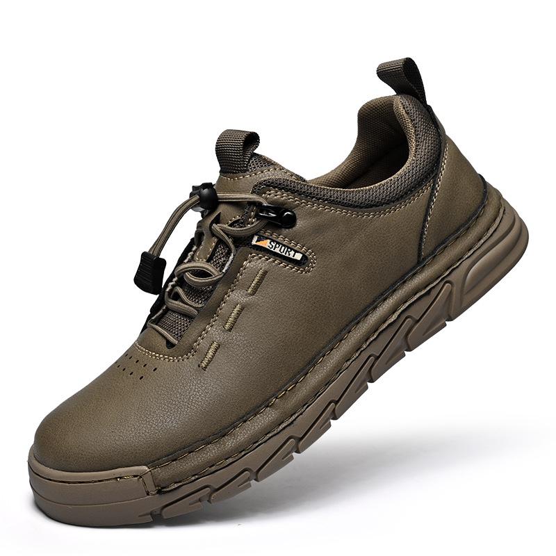 

Popular autumn and winter casual leather shoes fashionable and wear-resistant outdoor hiking shoes versatile sports men s shoes non-slip labor ins 46