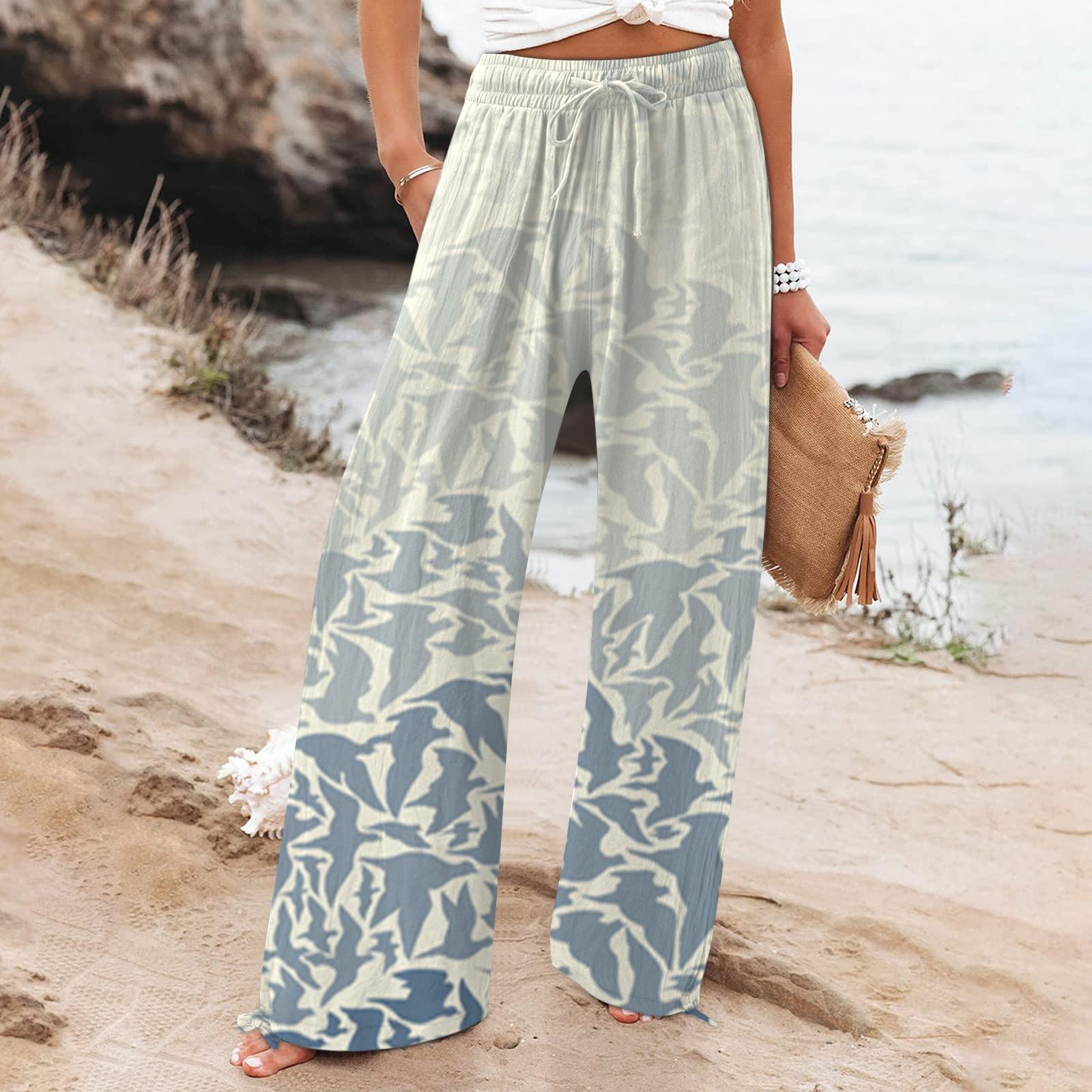 

Женские повседневные свободные хлопковые льняные широкие брюки с высокой талией и длинными брюками с карманами XXXL серый