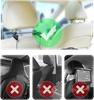 2 in 1 Car Steering Wheel Desk Food Desk Car Back Seat Tray Table Black Car Desk for Eating Food Drink and Writing Laptop Work