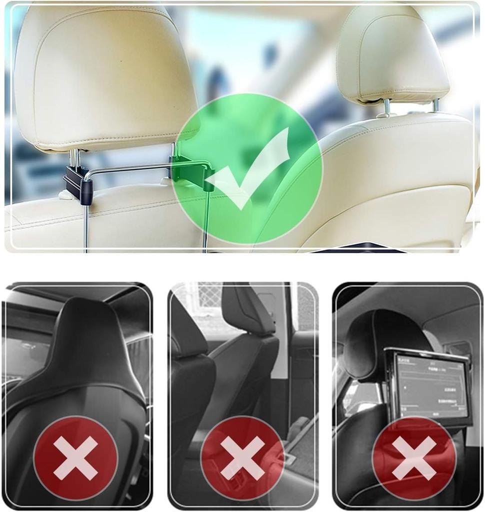 2 in 1 Car Steering Wheel Desk Food Desk Car Back Seat Tray Table Black Car Desk for Eating Food Drink and Writing Laptop Work
