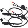 1/2PCS Quick Release SAE Cable With 10A Fuse Terminal O Connector Moto Battery Charger Extension Adapter Wire 18AWG Terminal