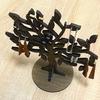 Schmuckständer aus Holz Baumform Funktional Ohrring Halskette Aufbewahrungshalter Ringe Accessoires Holz Organizer