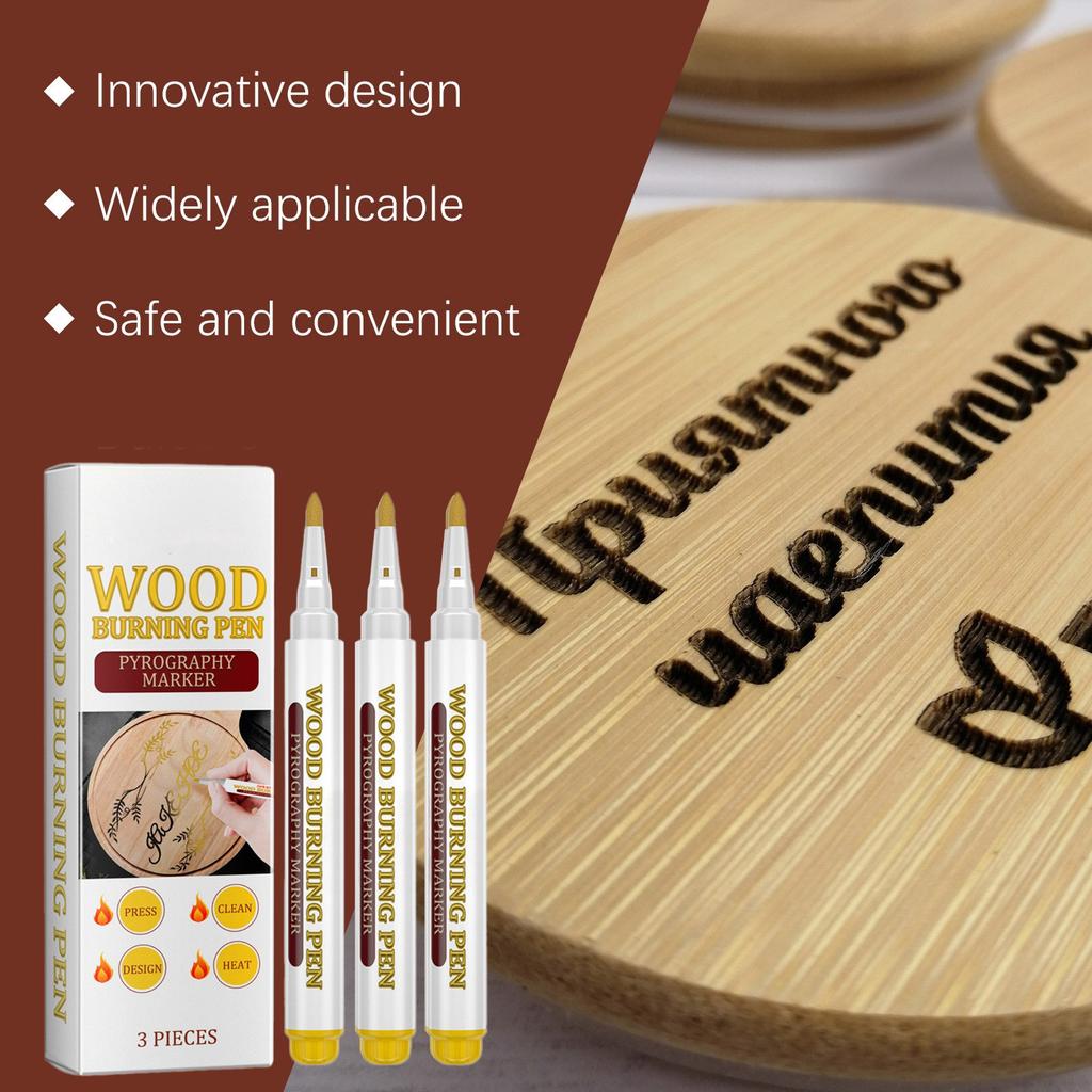 3/9 Pieces/Set Scorch Pen Wood Burning Marker Wood Burning Pen Scorch Pen Marker Wood Burn Marker Pen for Craft Project