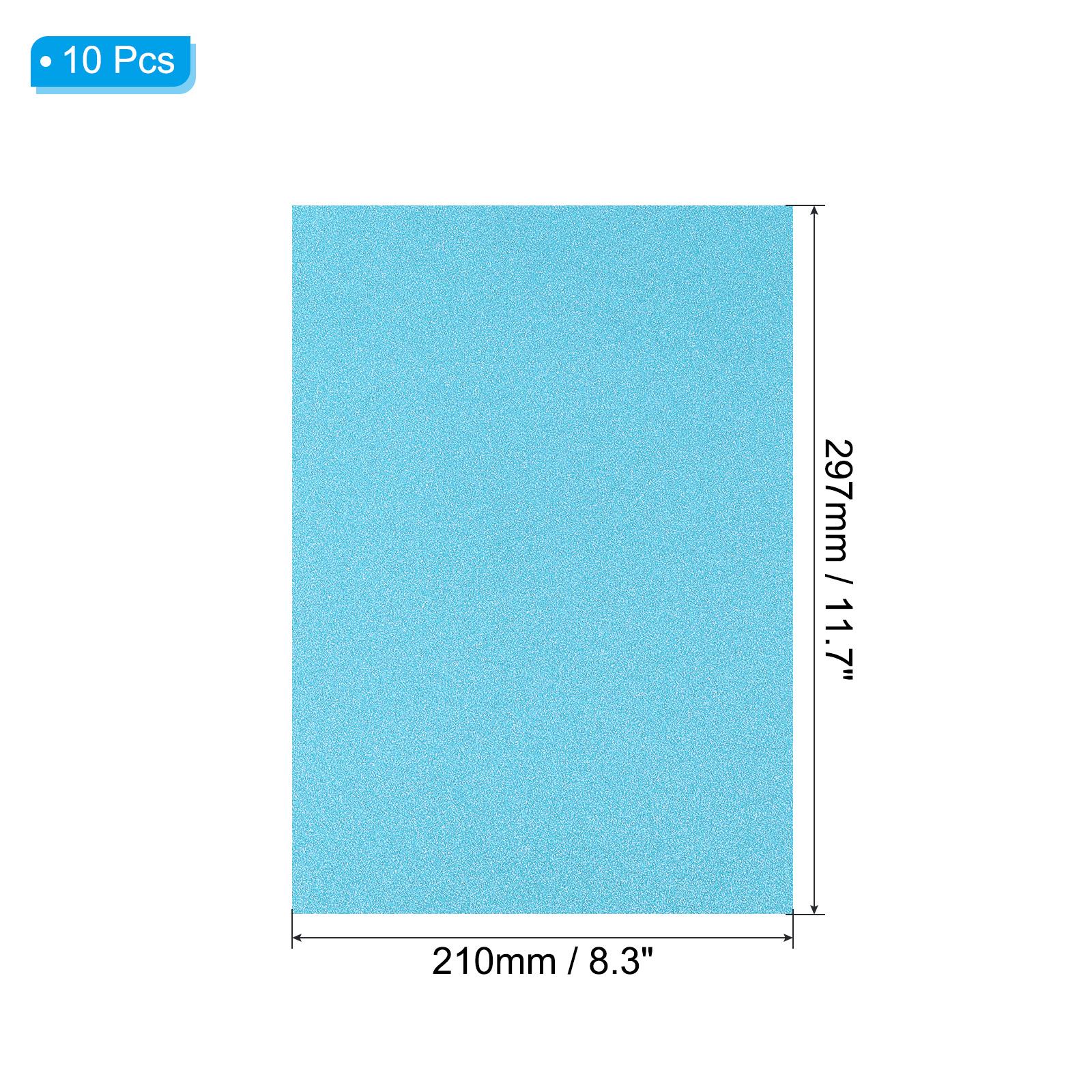 

Glitters Cardstock 250GSM Sparkling Thick No-Shed Shimmer Glitters Paper for Scrapbook Card DIY Crafts Project Party Decorations