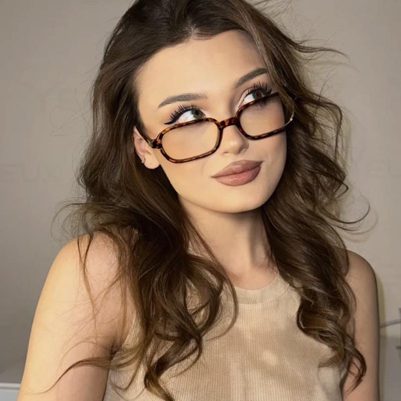 Protective Glasses 3pcs Small Square Anti Blue Light Eyeglasses Frame Women Multi Color Frame Eyewear Outdoor Glasses Unisex