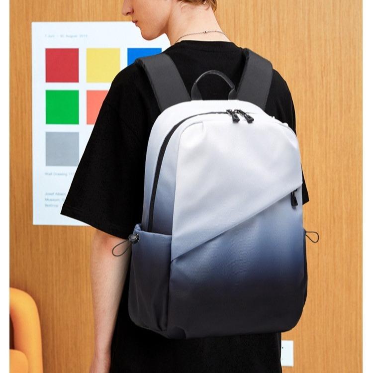New Gradient Color Backpack for Men, Laptop Backpack, High School and College Students