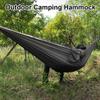 Portable Outdoor Hammock Tear Resistance High Strength Parachute Breathable Ultralight 2 Person Hammock for Travel Hiking Garden