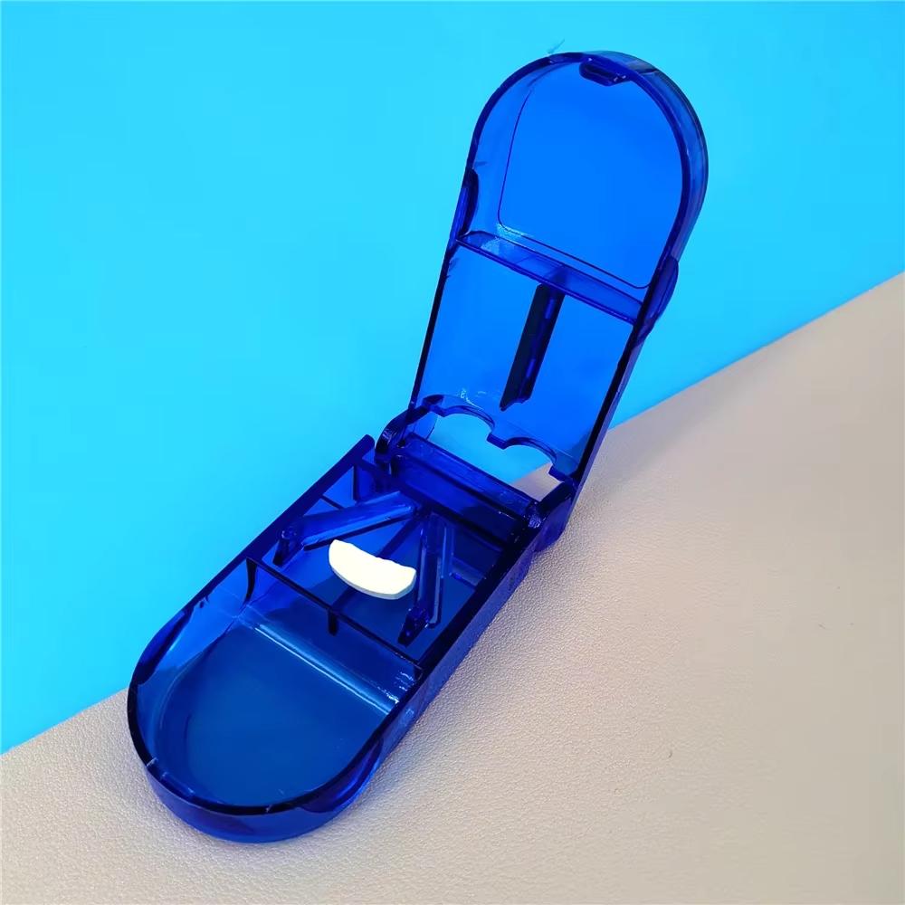 Pill Cutter Medicine Box Pill Cutting Splitter Drugs Tablet Cutter Divider Storage Case Pill Box Cases & Splitter