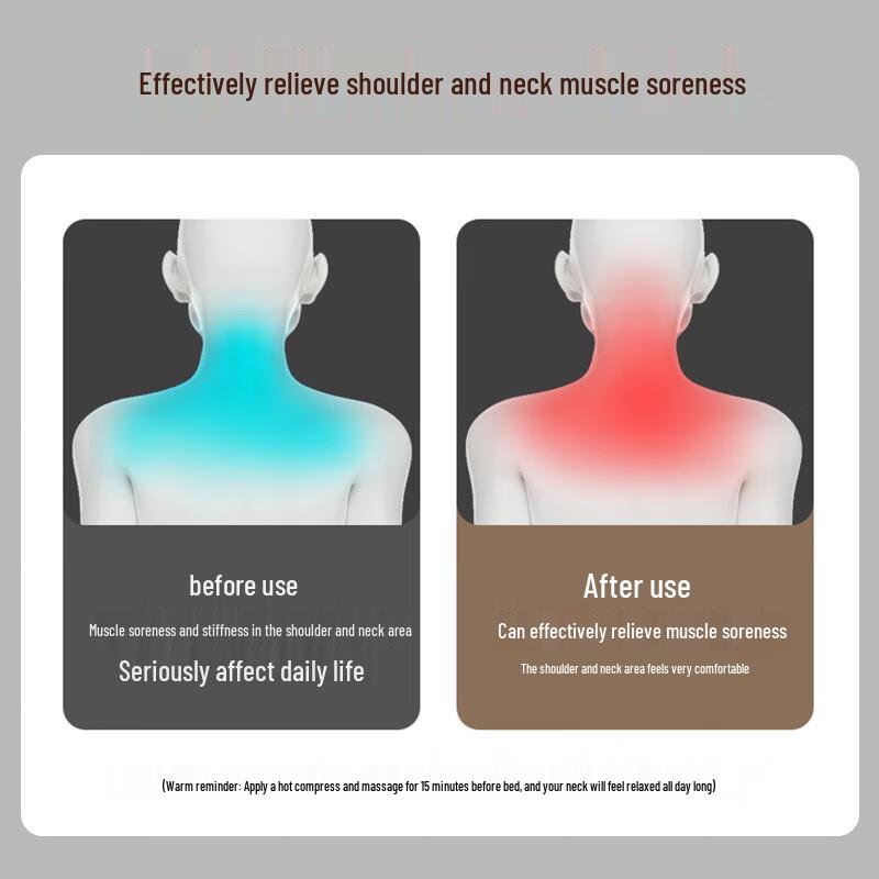 AUX Neck and Shoulder Massager Shawl CN Plug (adapter Included)