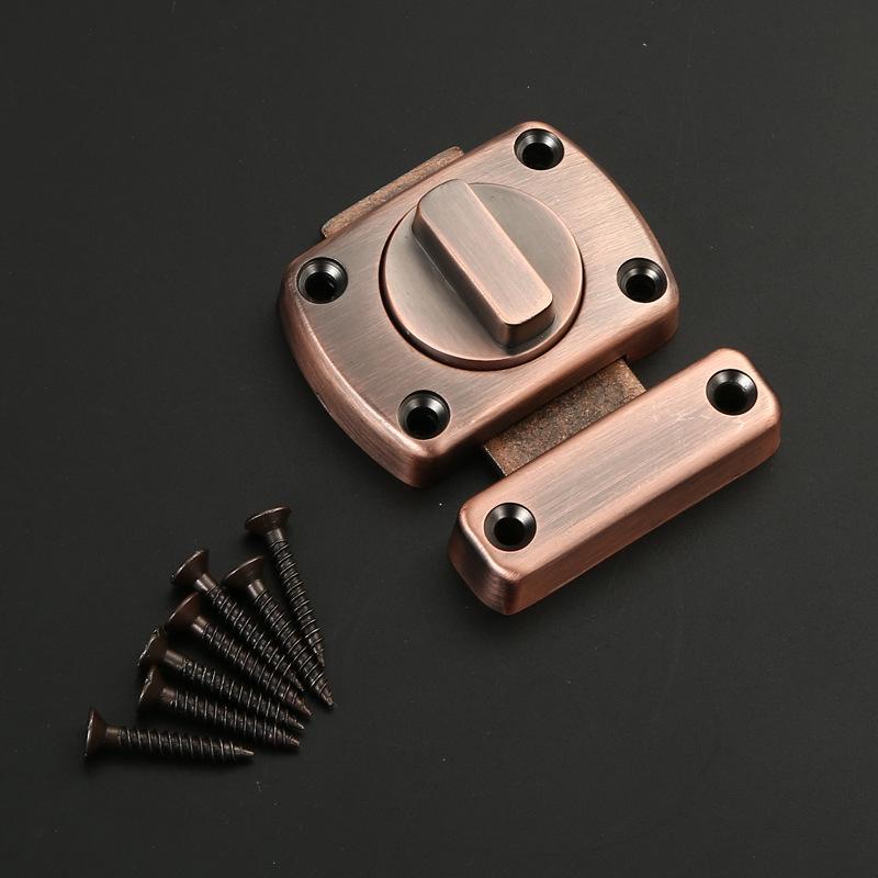 Anti-theft Cast Metal Door Latch|Right Angle Lock Buckles-Toilet/Sliding Gates/Bathrooms|Heavy Duty Hook Bolts-Security Hardware