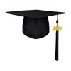 Bachelor 2025 Graduation Cap Doctor Trencher Cap Academic Hat with Tassels  Student Supplies