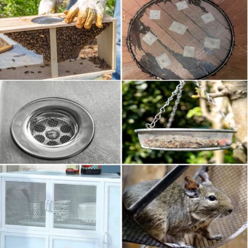 YFFSFDC Stainless Steel Mesh, 1mm Mesh, 20 Mesh, High Hardness Filtration Net, Plain Weave Wire Mesh, Corrosion Resistant, High Temperature Resistant,